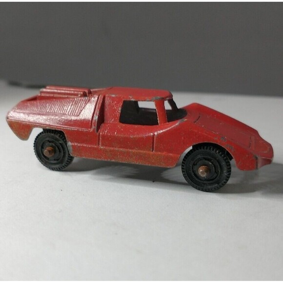 Vintage Tootsie Toy Fiat Abarth Red Made in U.S.A. Die Cast Collectible Car - Picture 10 of 13